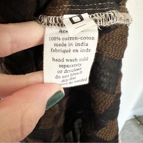 NWT Ace & Jig Tate Dress In Sedona Checkered Brown Reversible Pockets Sz M - Picture 5 of 10